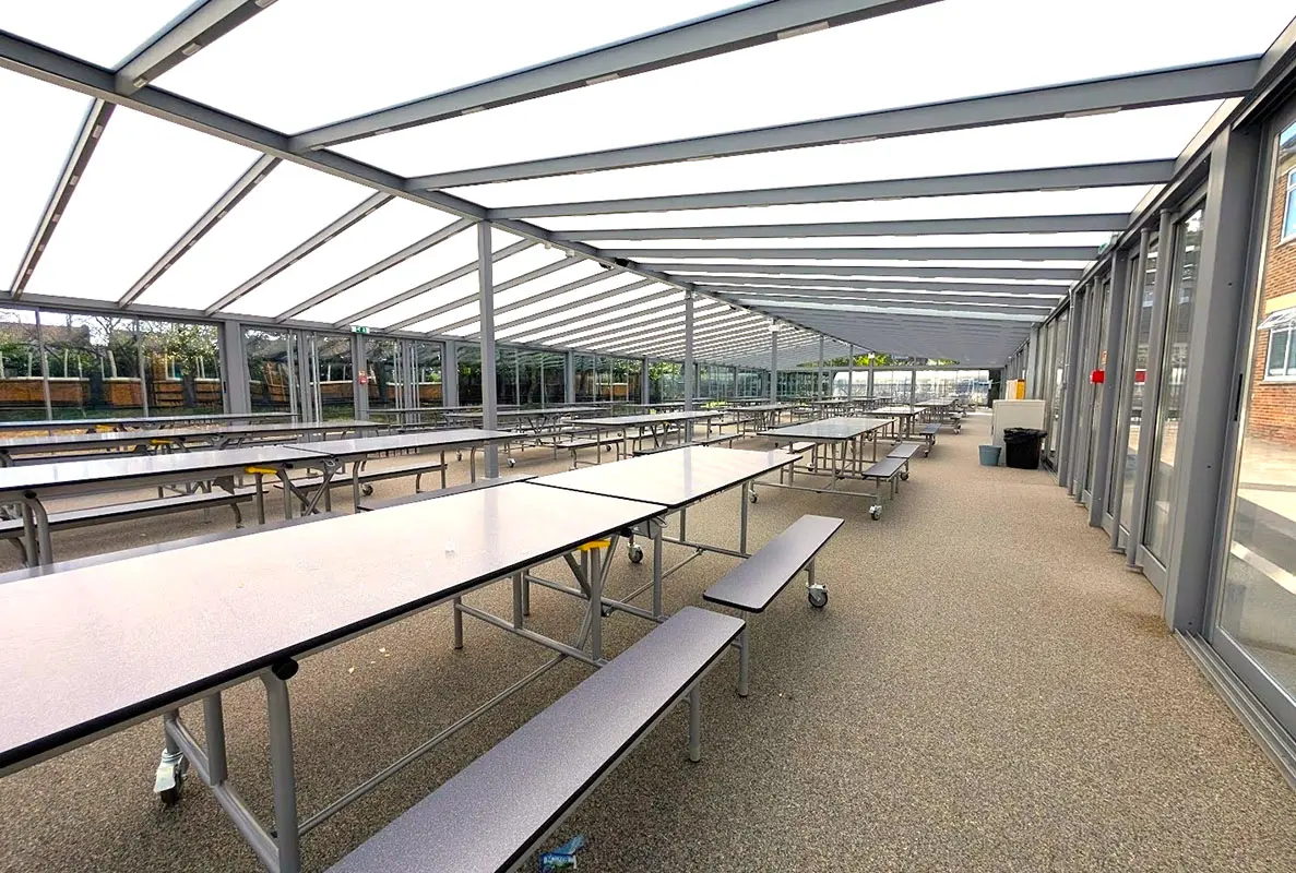 outdoor dining canopies